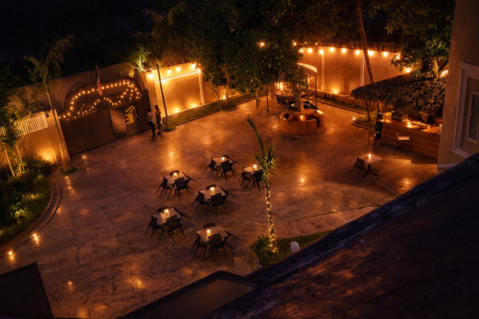 Night Courtyard
