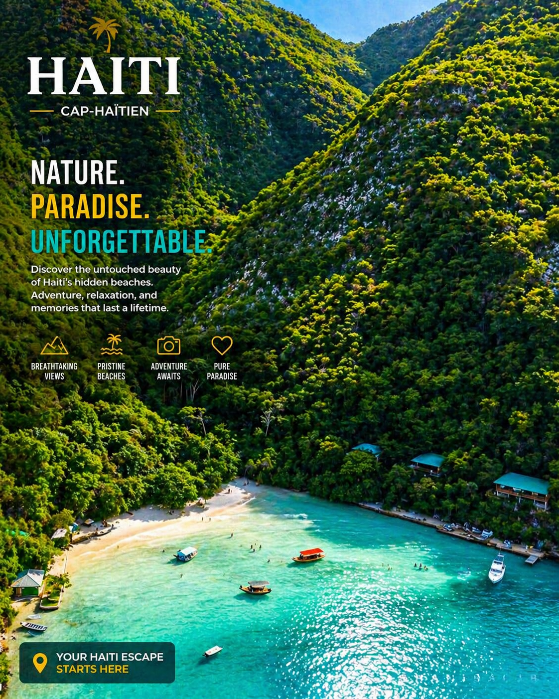 Pointe Labadie - Sunset beach point