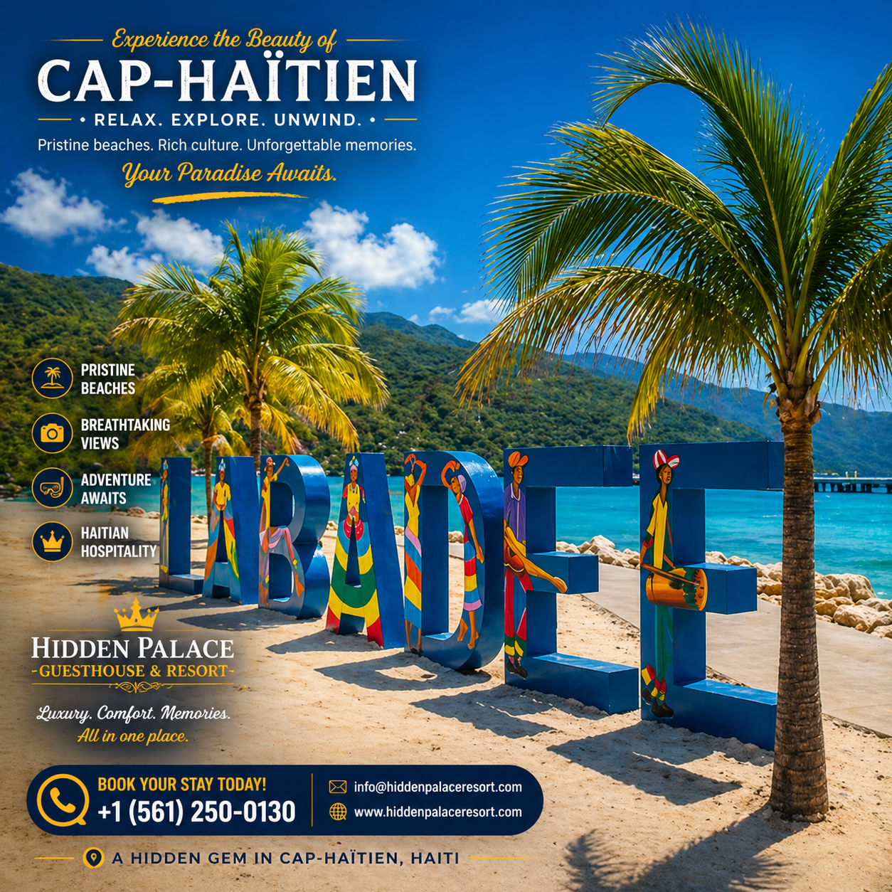 Labadee Beach - Crystal clear Caribbean waters and white sand